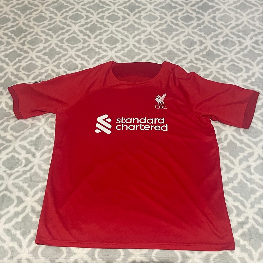 Liverpool‎ FC Premier League Jersey Number 13 Red Soccer Shirt XL